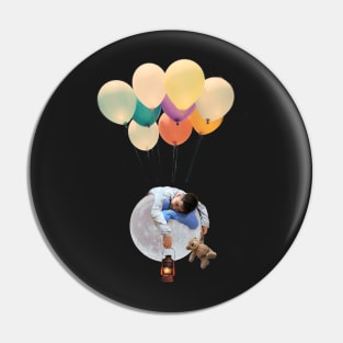 Moon Balloon Boy 1 Pin