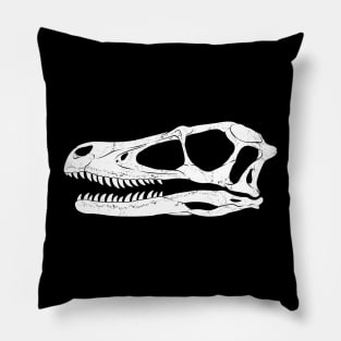 Velociraptor fossil skull Pillow