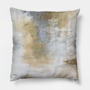 Gold And Grey Textures A2 Pillow