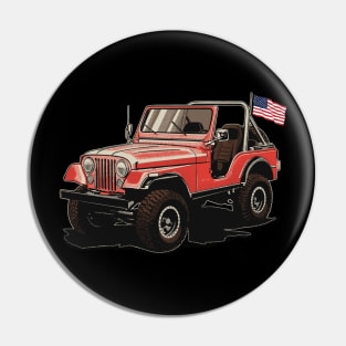 American jeep cj Pin