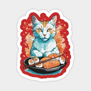 Sushi Cat Magnet