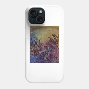 Coral reef abstract. Watercolor Painting Phone Case