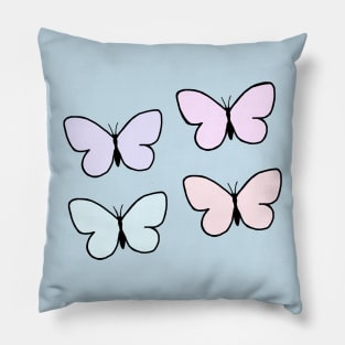 Pastel Butterflies Pillow