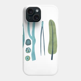 Sticks and Stones Nature Illustration Art Phone Case