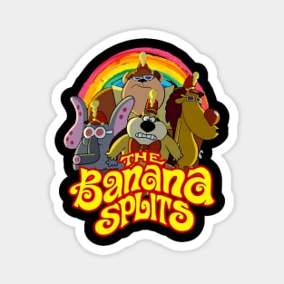 Banana Splits Cartoons with Rainbow Magnet