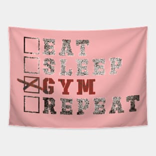 Currently at the GYM / gym / workout / exercise Tapestry