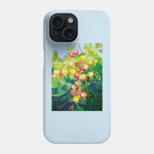 Rosehips watercolour painting Phone Case