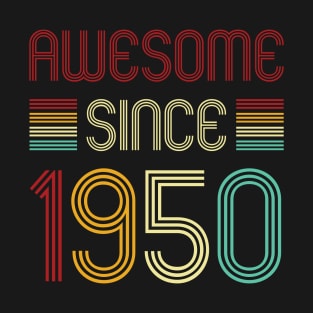Vintage Awesome Since 1950 T-Shirt
