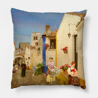 The street that never existed in Óbidos Pillow