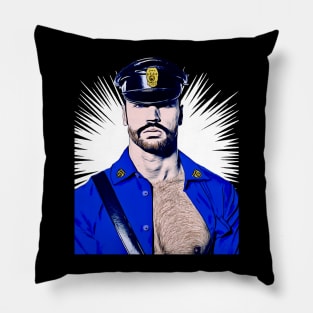 Bear Cop Pillow