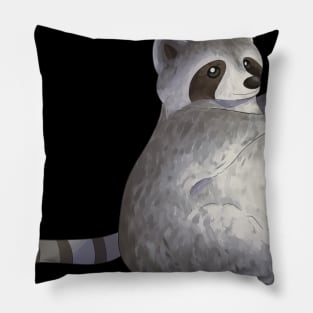 Transgender Pride Raccoon Pillow