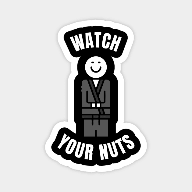 Krav Naga Watch Your Nuts Magnet by OldCamp