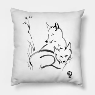 fox family Pillow