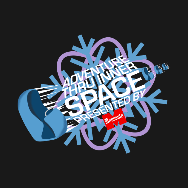 Adventure Thru Inner Space Vintage Logo by DizDefunct