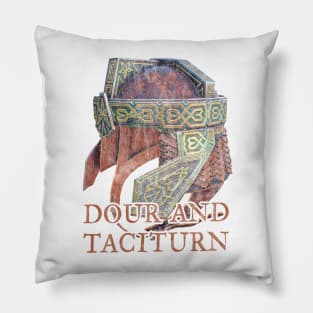 Dour and Taciturn L Pillow