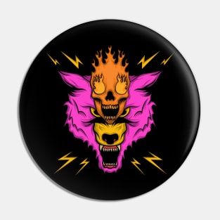 Pink Bear Beast Mode Pin