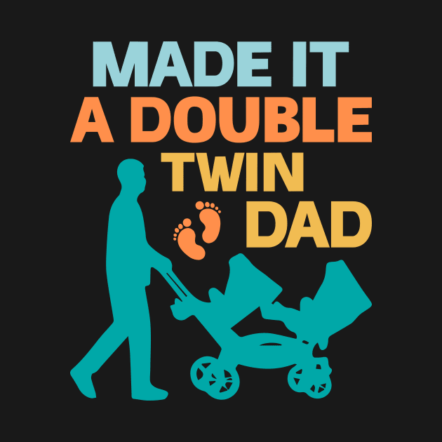 Father Of Twins New Baby Gift For Men Father day by Patch Things All