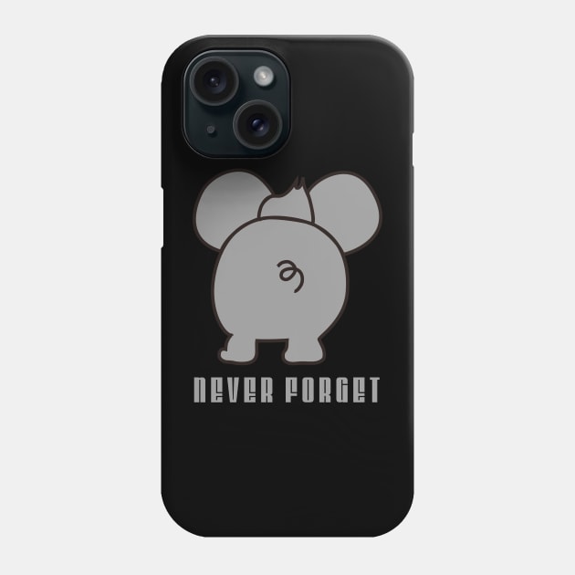 An Elephant Never Forget Phone Case by flyinghigh5