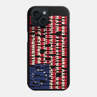 Pledge of Allegiance 1776 American Flag- Betsy Ross Phone Case