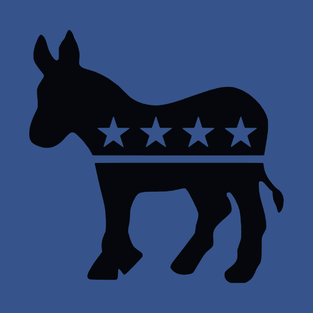 Democrat Donkey Black by mplusshift2