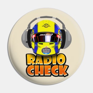 Lando Norris Radio Check Pin