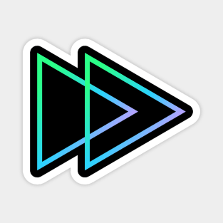 Play Button - No Outline Magnet