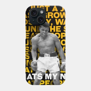 Muhammad Ali | Whats my name Phone Case