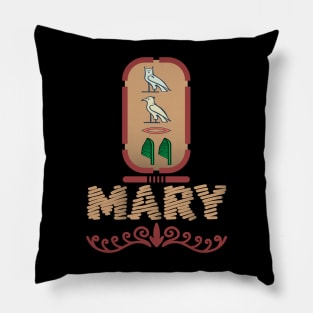 MARY-American names in hieroglyphic letters,  a Khartouch Pillow