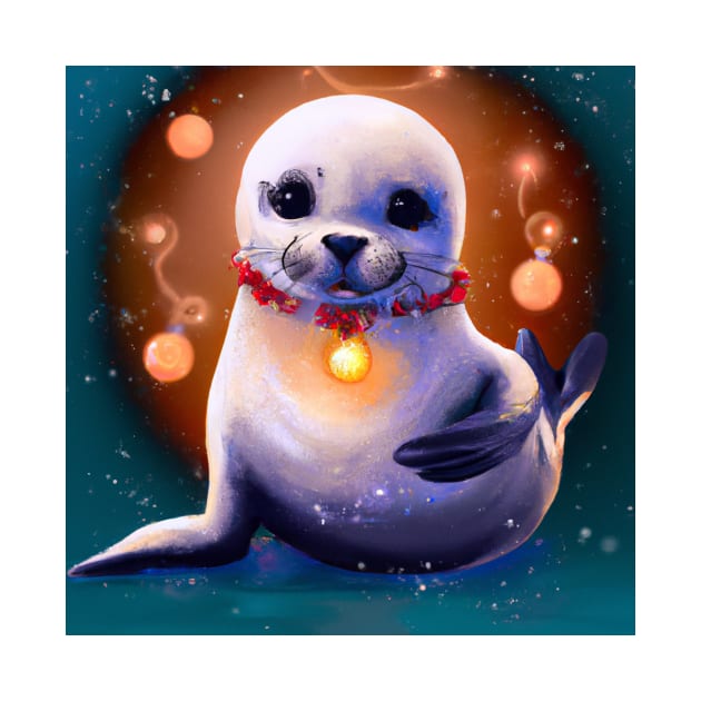 Cute Seal Drawing by Play Zoo