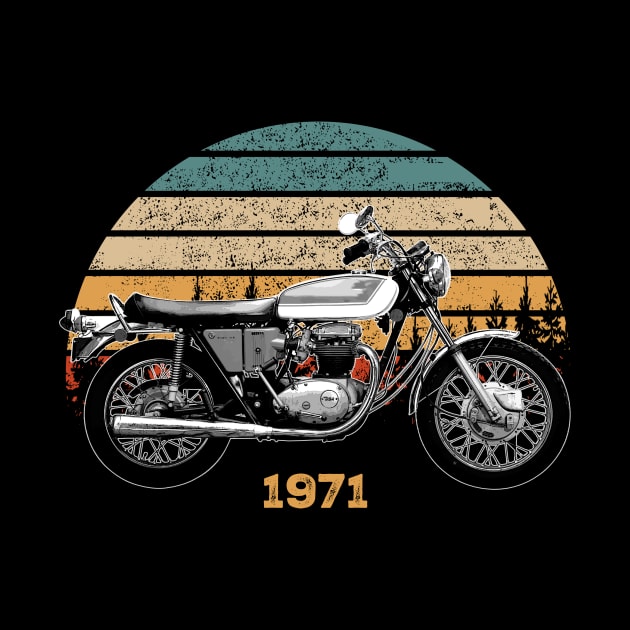A70 Lightning 1971 Vintage Motorcycle Design by Madisen Harvey