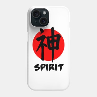 Spirit japanese kanji Phone Case