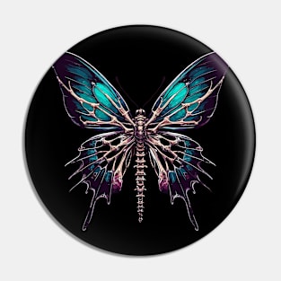 Skeleton Butterfly Pin