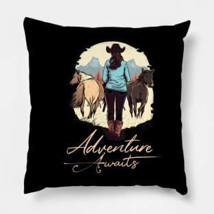 Love Horse Riding Pillow