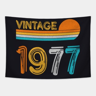 Vintage 1977 Happy 46th Birthday Retro Tapestry