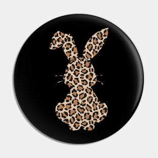 Leopard Bunny Rabbit Funny Easter Costume Pin