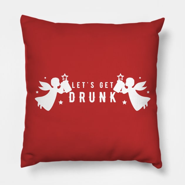 Christmas Drunk Pillow by LadyAga