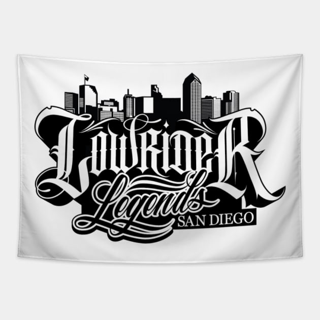 Lowrider front Tapestry by MarkoShirt