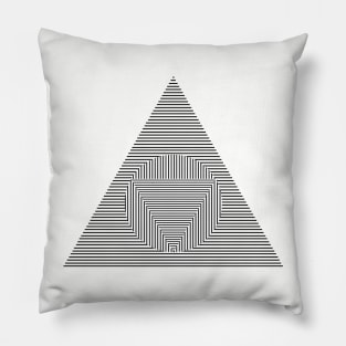 Triangle Circle Triangle Pillow