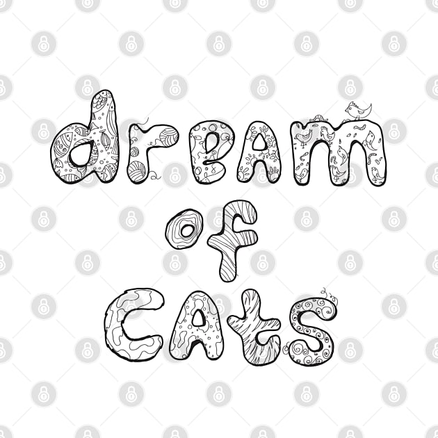 dream of cats_line by lisenok