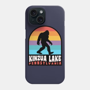 Kinzua Lake Pennsylvania Bigfoot Sasquatch Retro Sunset Phone Case