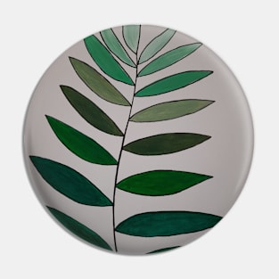 Abstract Leafy Life Pin