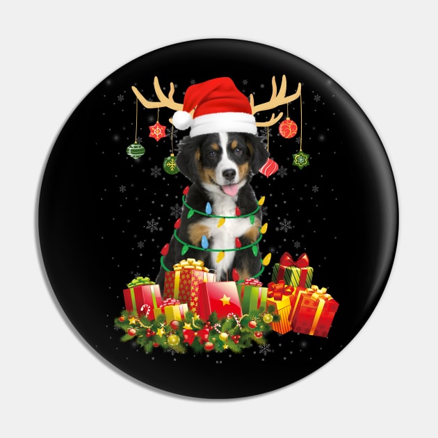 Bernese Mountain Christmas Gift t-shirt Dog Lover Christmas Gift Pin by CoolTees