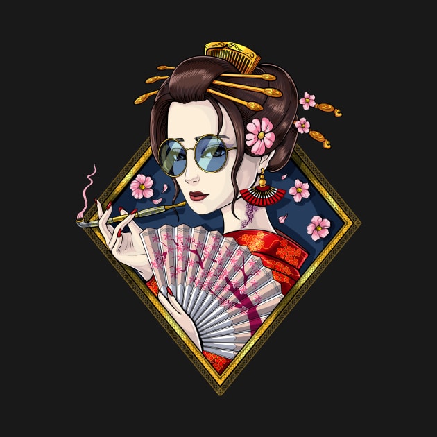 Japanese Geisha by underheaven