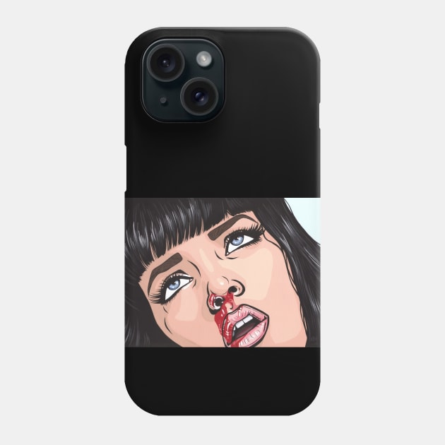 Mia Wallace Phone Case by turddemon