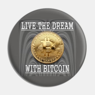 Bitcoin Gold Cryptocurrency Digital Assets Pin