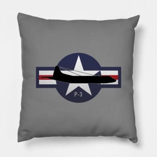 P-3 Orion Anti-Submarine and Maritime Surveillance Patrol Airplane Pillow