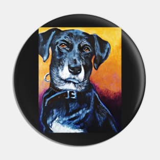 MOLLY THE BLACK LAB MIX Pin