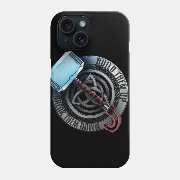 Mighty Mjolnir Phone Case by NihatGokcenArt