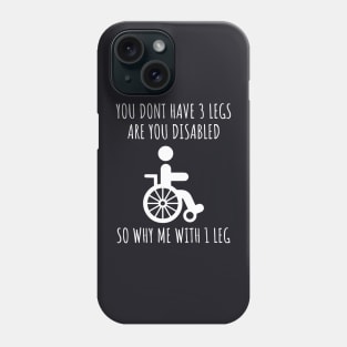 Funny Inspiration For Disabled - Disability No Matter Phone Case