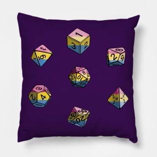 Pride Dice Set - Pansexual Pillow